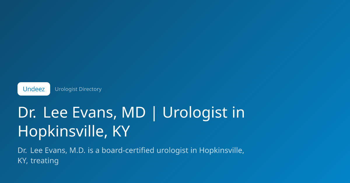 Dr. Andrew Sher - Urologist in Oxford, FL | Undeez